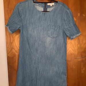 Short sleeved denim dress!